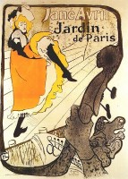 Jardin de Paris: Jane Avril, 1893 / Bron: Toulouse-Lautrec, Henri de, Wikimedia Commons (Publiek domein)