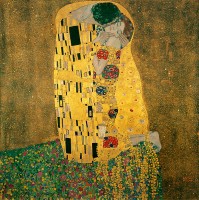 De kus / Bron: Gustav Klimt, Wikimedia Commons (Publiek domein)