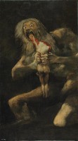 Saturnus verslindt zijn zoon / Bron: Francisco de Goya, Wikimedia Commons (Publiek domein)