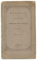 Max Havelaar, omslag eerste druk (1860)