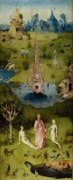 De tuin der lusten, linkerpaneel / Bron: Hieronymus Bosch (circa 1450–1516), Wikimedia Commons (Publiek domein)
