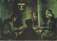Voorstudie van De aardappeleters / Bron: Vincent van Gogh, Wikimedia Commons (Publiek domein)