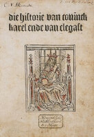 Omslag oude uitgave Karel ende Elegast / Bron: Joris H., Wikimedia Commons (Publiek domein)