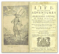 Robinson Crusoë, 1719 / Bron: DEFOE, Daniel Scan / The British Library, Wikimedia Commons (Publiek domein)