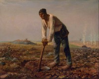 De man met de hak, Millet (1852-62) / Bron: Jean François Millet, Wikimedia Commons (Publiek domein)