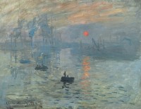 Claude Monet, <I>Impressie zonsopgang</I>(1872) / Bron: Claude Monet, Wikimedia Commons (Publiek domein)