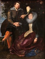  Isabella Brant met Pieter - Paul Rubens / Bron: Peter Paul Rubens, Wikimedia Commons (Publiek domein)