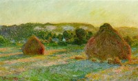 De hooibergen / Bron: Claude Monet, Wikimedia Commons (Publiek domein)