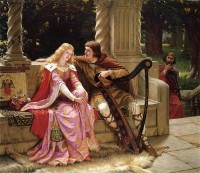 Tristan en Isolde door E.B. Leighton 1902 / Bron: Edmund Leighton, Wikimedia Commons (Publiek domein)