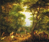 Een bos had naast een bosbouwfunctie ook een belangrijke rol als jachtterrein voor de adel / Bron: Jan Brueghel the Elder, Wikimedia Commons (Publiek domein)